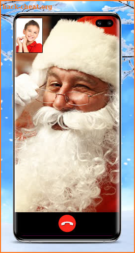 Talk with Santa Claus on video call (prank) screenshot