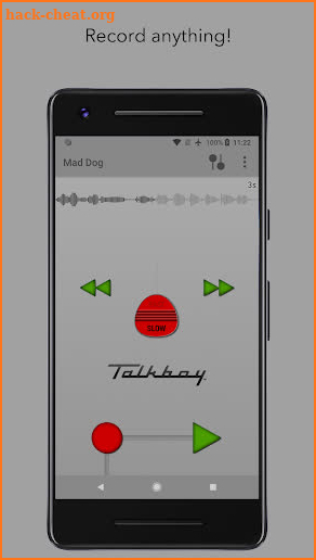 Talkboy: Throwback voice recorder and editor screenshot