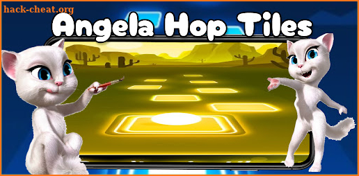 Talking Angela Tile Hop Music screenshot