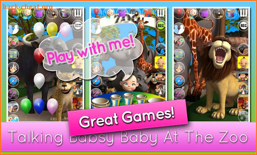Talking Baby Babsy At The Zoo Deluxe screenshot
