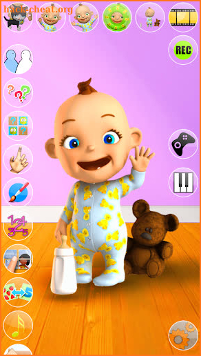 Talking Baby Games with Babsy screenshot