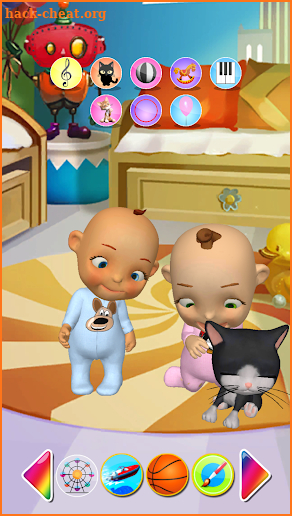 Talking Baby Twins Newborn Fun screenshot