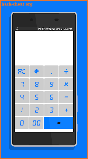 Talking calculator screenshot