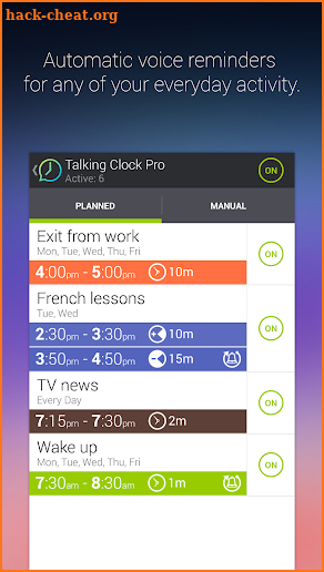 Talking Clock & Timer Pro screenshot
