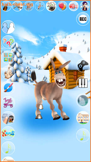 Talking Donald Donkey Ice Fun screenshot