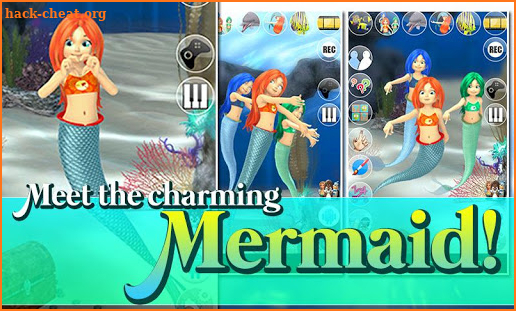 Talking Mermaid Princess NoAds screenshot