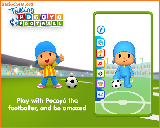 Talking Pocoyo Football screenshot