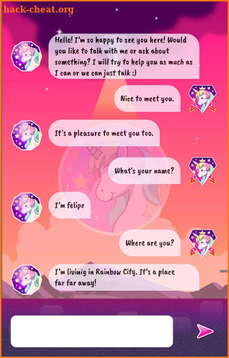 Talking Unicorn (Chat) screenshot
