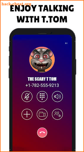 Talking With Tom- Talking Scary Tom Call Simulator screenshot