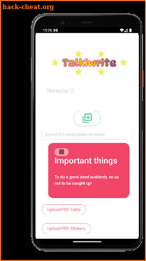 Talkiwrite screenshot