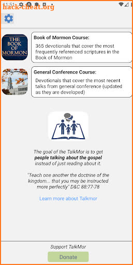 TalkMor: LDS Daily Devotional Book of Mormon/Gen.C screenshot