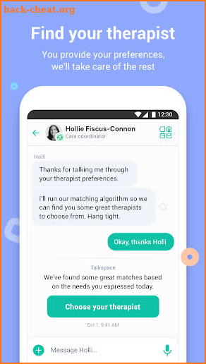 Talkspace Counseling & Therapy screenshot