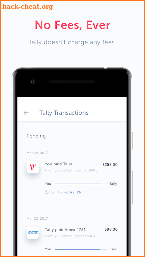 Tally - Credit Card Management screenshot