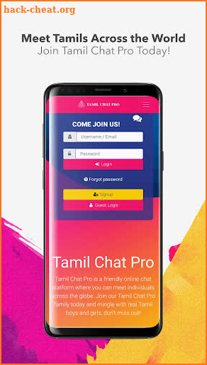 Tamil Chat Pro - Online Tamil Chat Room screenshot