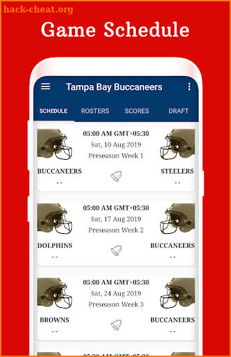 Tampa Bay - Football Live Score & Schedule screenshot