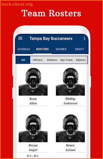 Tampa Bay - Football Live Score & Schedule screenshot