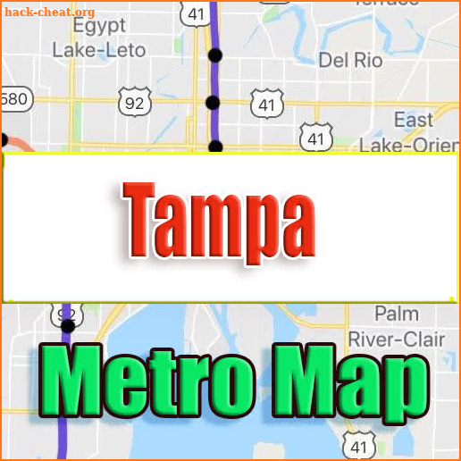 Tampa USA Metro Map Offline screenshot