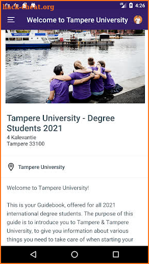 TampereUni Degree Students screenshot