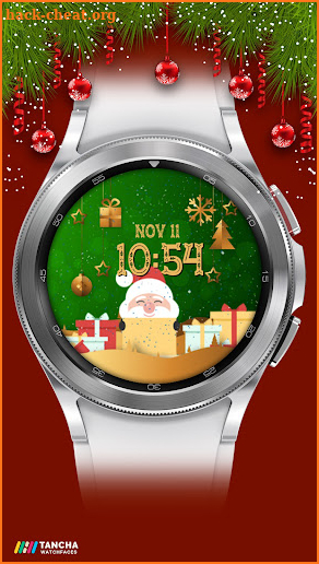 Tancha Christmas Watch Face screenshot