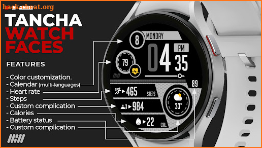 Tancha S51 Digital Watch Face screenshot