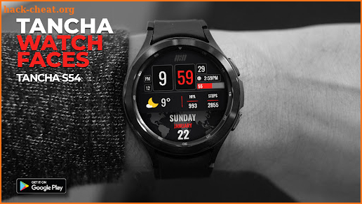Tancha S54 Digital Watch Face screenshot