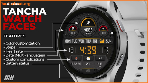 Tancha S62 Retro Watch Face screenshot