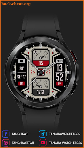 Tancha S64 Hybrid Watch Face screenshot