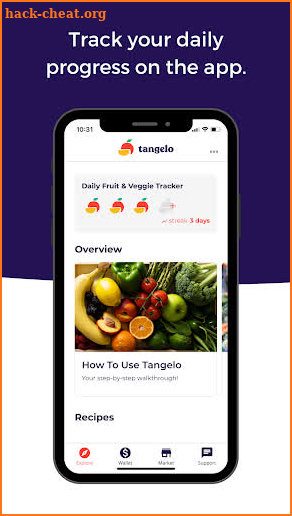 Tangelo - Healthy food for all! screenshot