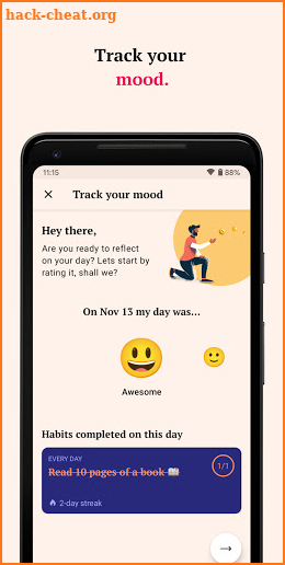 Tangerine - Habit and mood tracker screenshot