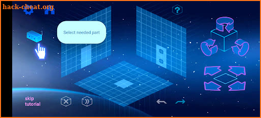Tangram 3D: space zen puzzle! screenshot