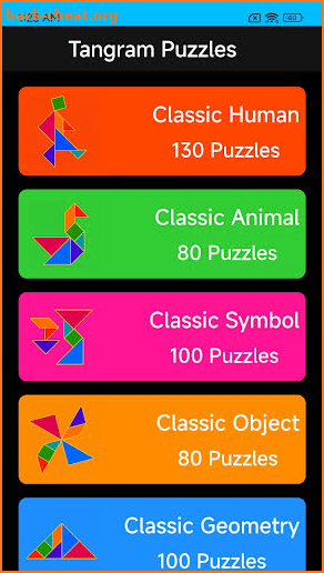 Tangram Puzzles screenshot