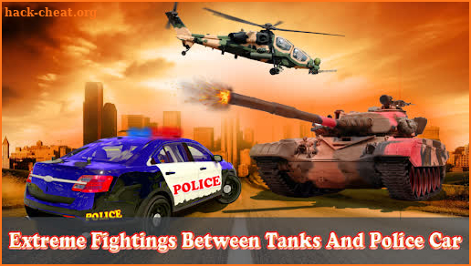 Tank Attacks Police Cars Panzer War 2021 screenshot