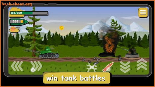 Tank Battle War 2d: game free screenshot