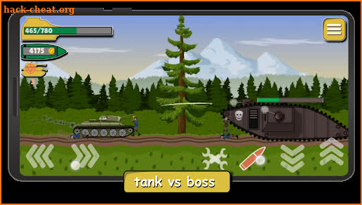 Tank Battle War 2d: game free screenshot