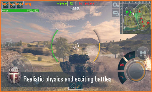 Tank Force: Real Tank War Online screenshot