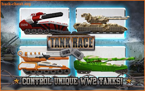 Tank Race: WW2 Shooting Game screenshot