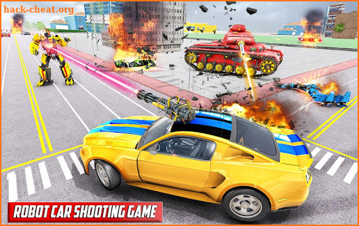 Tank Robot Game 2020 - Eagle Robot Car Games 3D screenshot