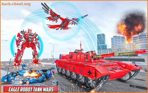 Tank Robot Game 2020 - Eagle Robot Car Games 3D screenshot