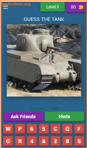 Tank trivia questions screenshot