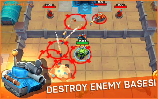Tankhalla: New casual offline tank arcade game screenshot