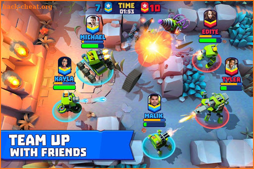 Tanks A Lot! - Realtime Multiplayer Battle Arena screenshot