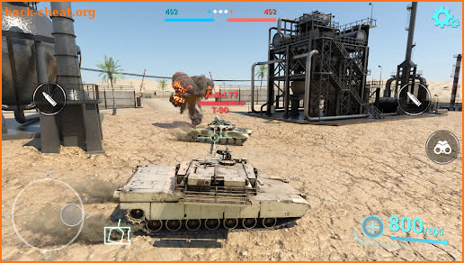 Tanks Battlefield: PvP Battle screenshot