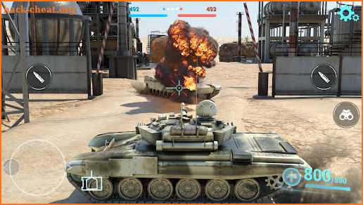 Tanks Battlefield: PvP Battle screenshot