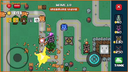 Tankuss - Retro Tower Defense Game screenshot