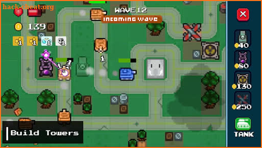 Tankuss - Retro Tower Defense Game screenshot