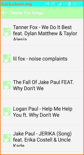 Tanner Fox Songs screenshot