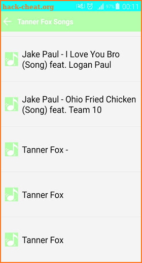 Tanner Fox Songs screenshot