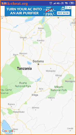 Tanzania Map screenshot