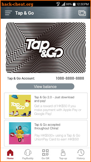 Tap & Go by HKT screenshot