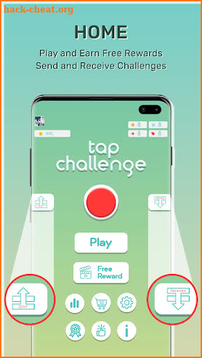 Tap Challenge - Challenge a Friend screenshot